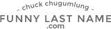 Funny Last Name Logo